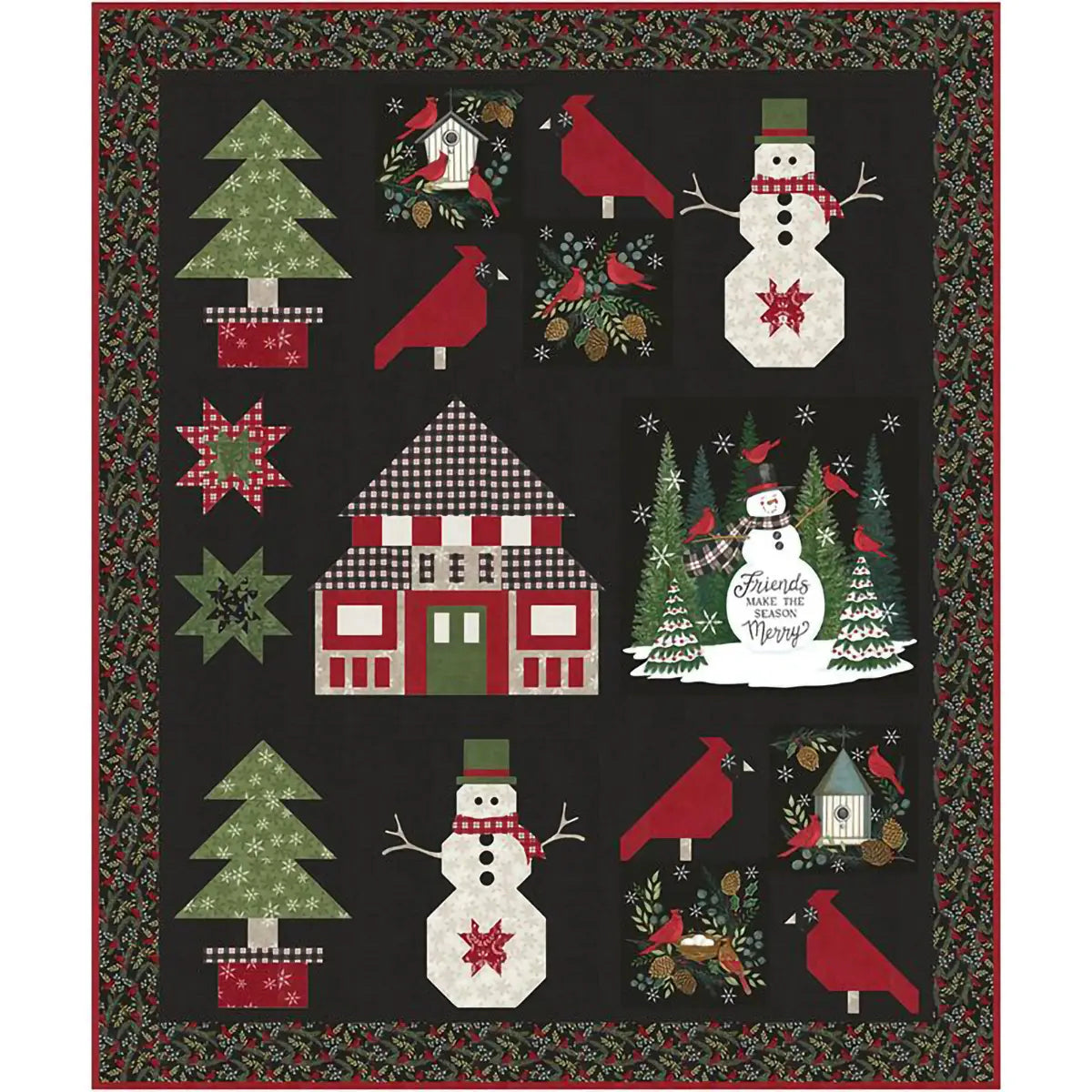 Moda - Winter Friends Quilt Kit by Deb Strain