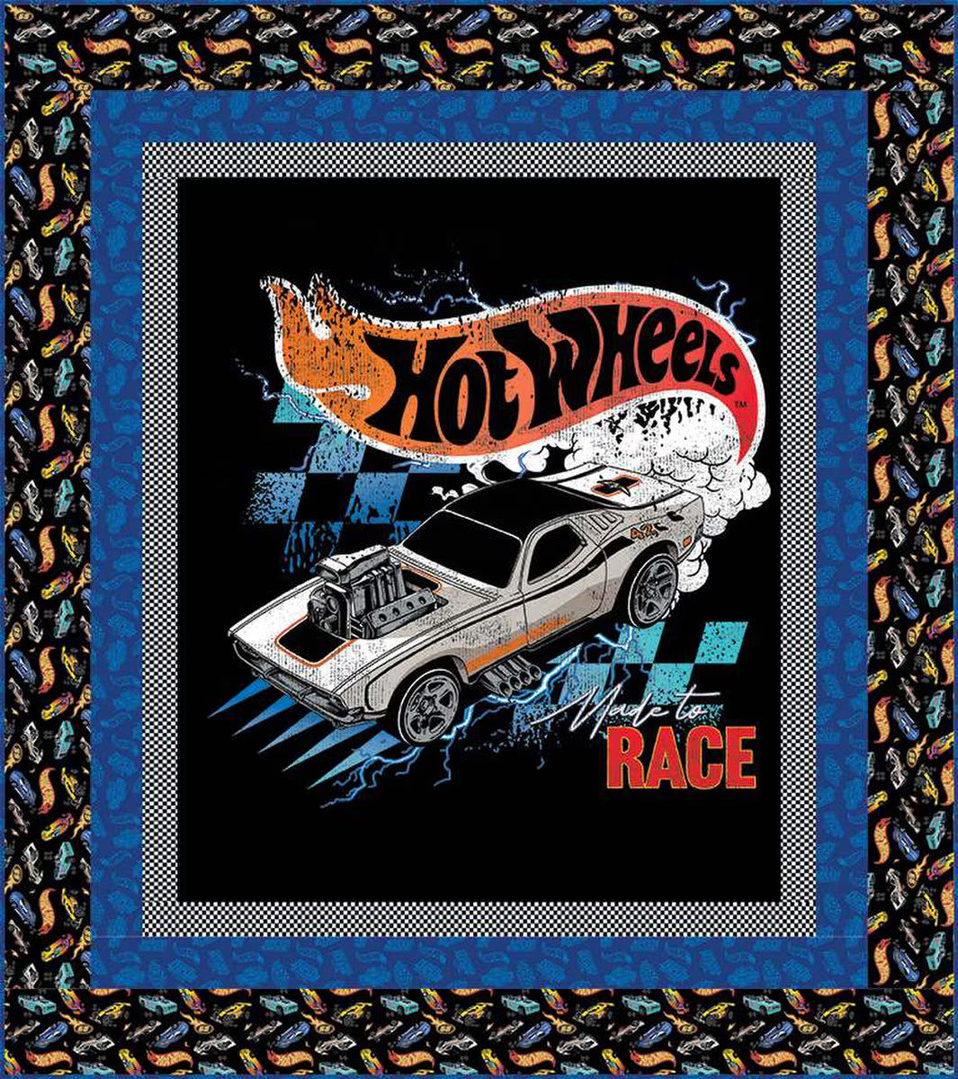 Riley Blake - Hot Wheels Panel Quilt Boxed Kit