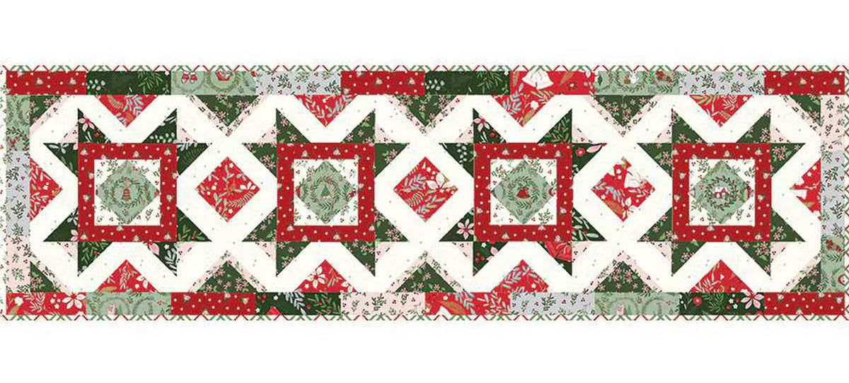 Riley Blake - Mistletoe & Holly Little Christmas Runner Kit