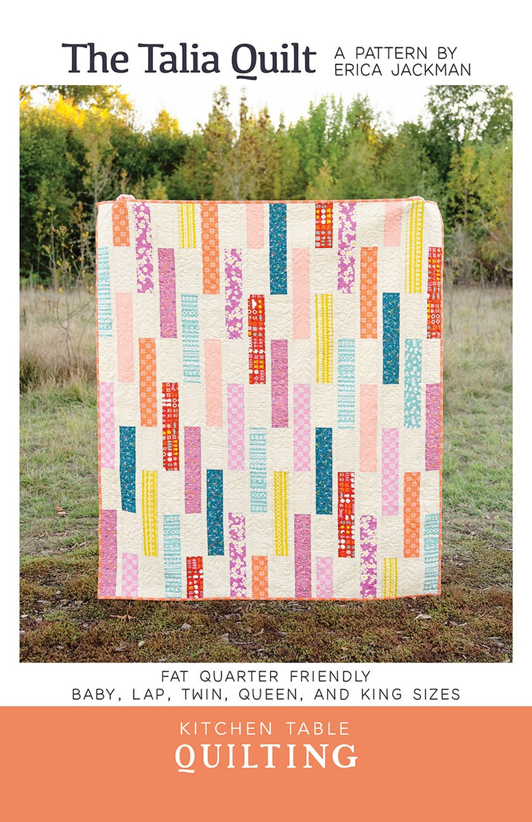 The Talia Quilt Pattern by Kitchen Table Quilting