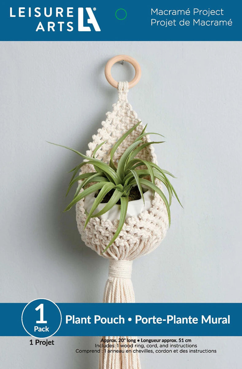 Leisure Arts Macrame Kit Plant Pouch