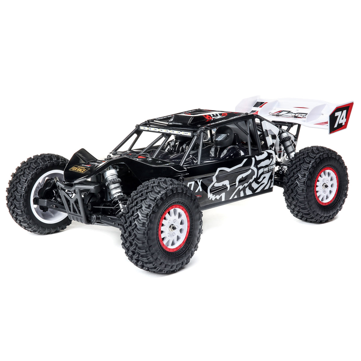Losi LOS03027V2T2 Tenacity DB Pro, Fox Racing Smart: 1/10 4WD RTR V2