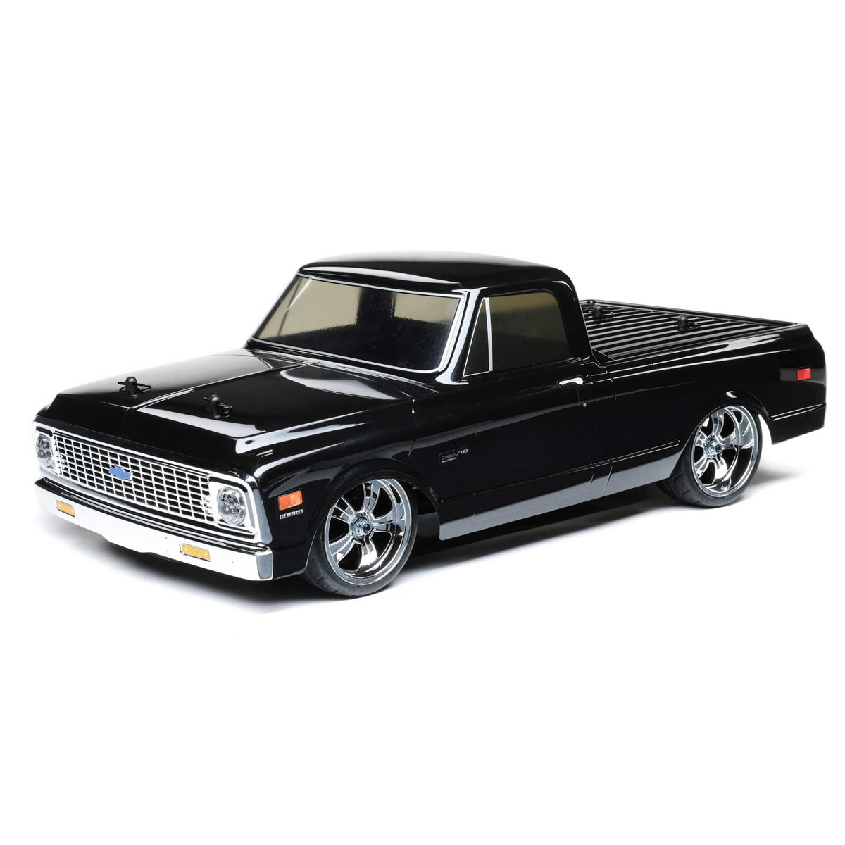 LOSI LOS03034T2 1/10 1972 Chevy C10 Pickup Truck V100 AWD RTR, Black
