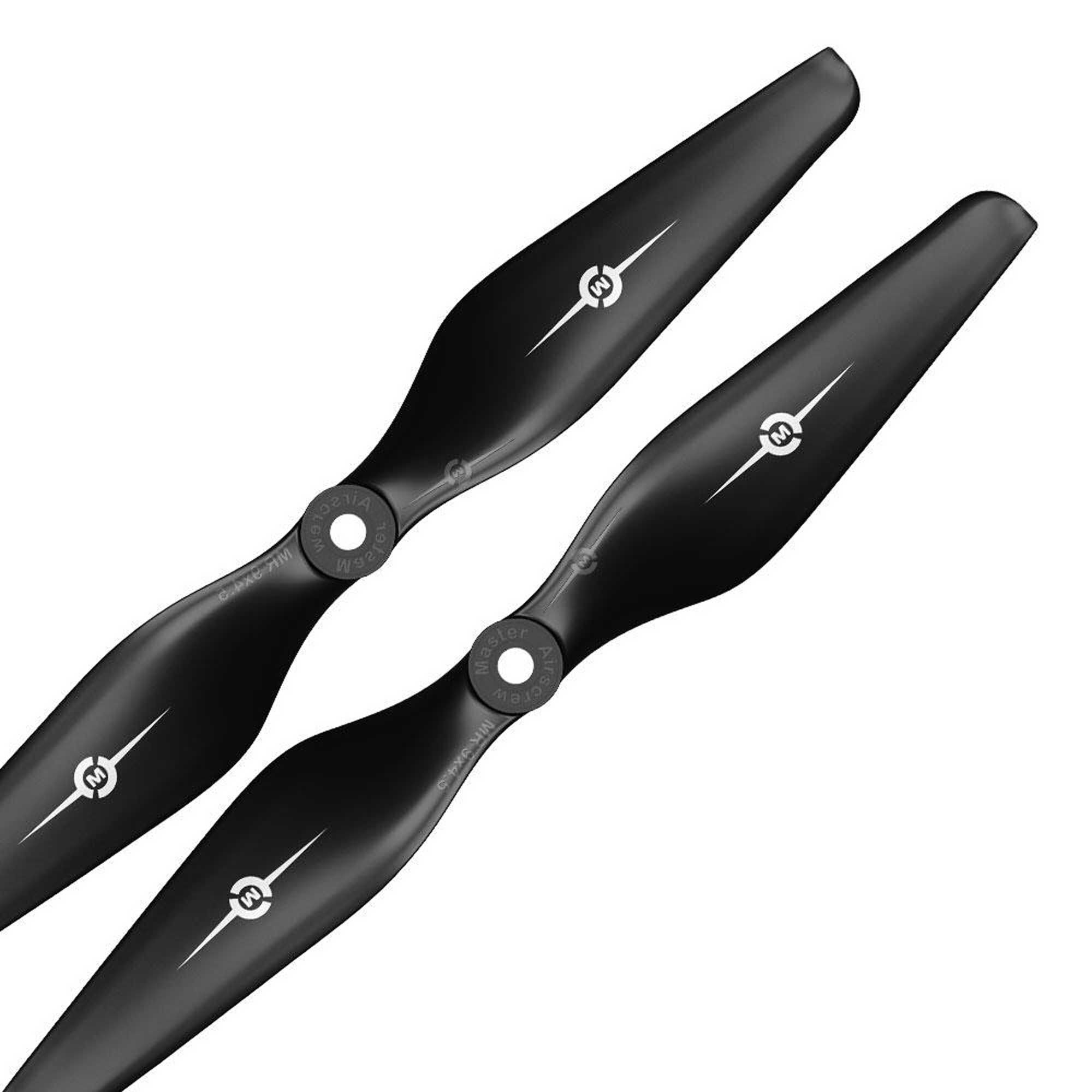 8 x 4.5 MR Propeller Set Black (2) (MASMR0845B)