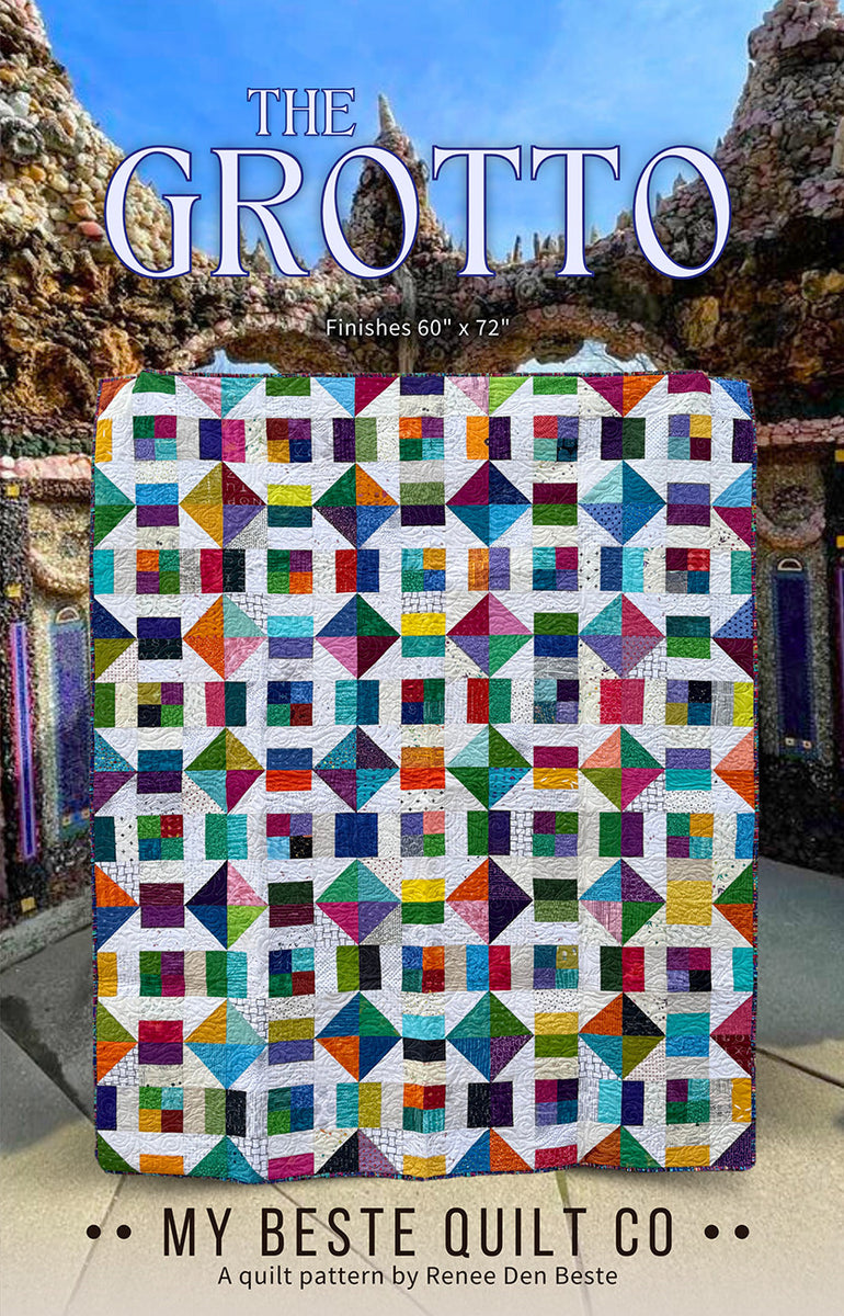 The Grotto Quilt Pattern by Renee Den Beste