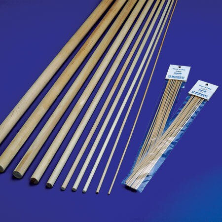 Wood Dowels 1/16 x 12 (MID7903)