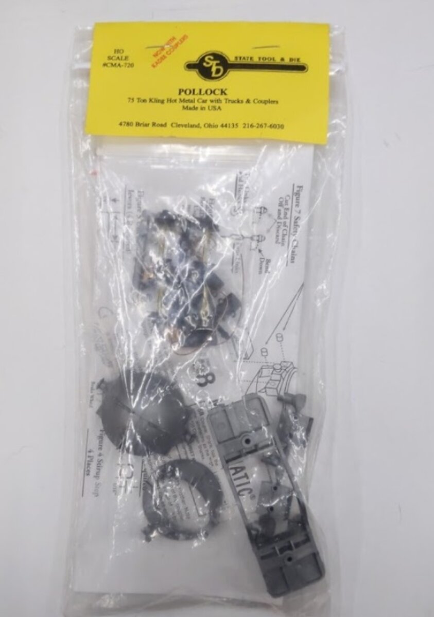 State Tool & Die 720HOPollock 75-Ton Hot Metal Car Kit