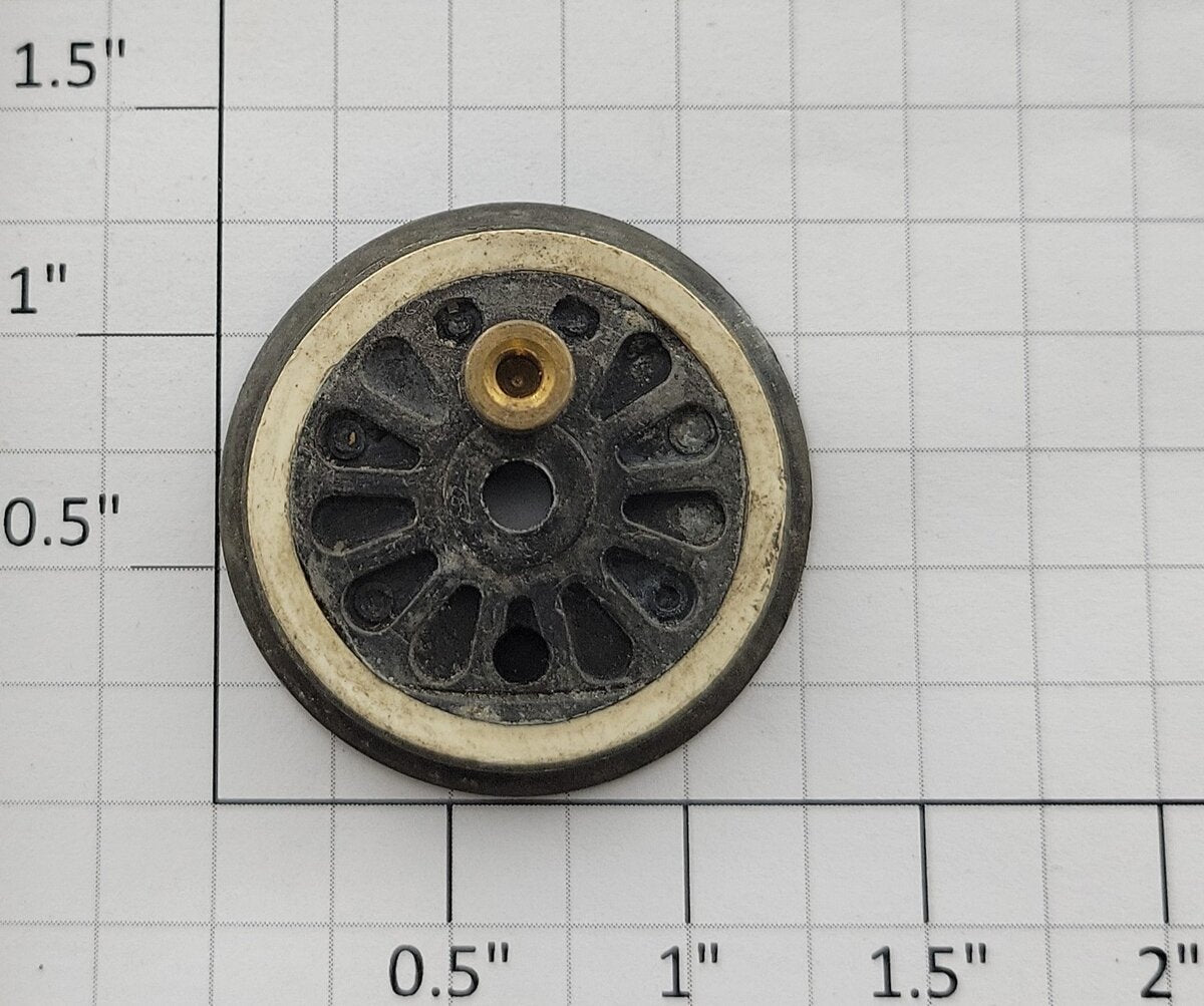 American Flyer XA10009A S Scale Regular 1.28" Flanged Locomotive Wheel w/Stud