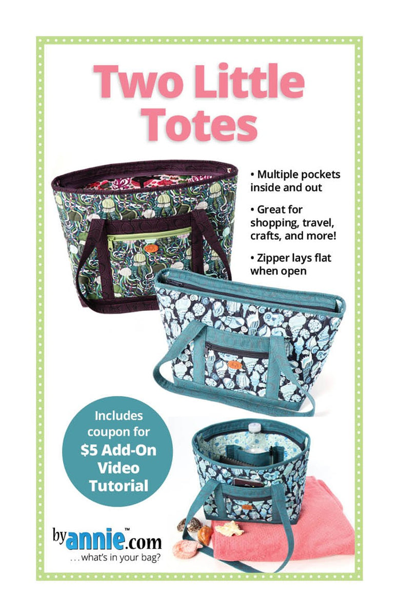 Two Little Totes Pattern by Annie Unrein
