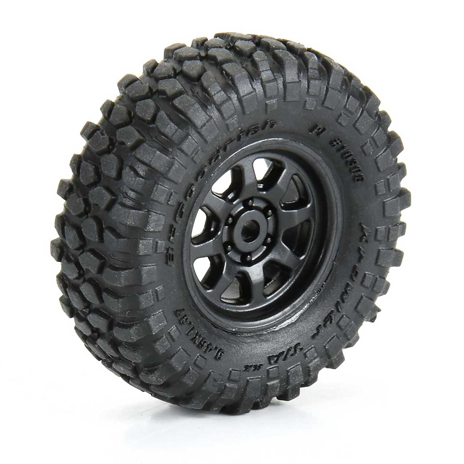 Pro-Line Racing 1/30 BFG Krawler T/A KX Front/Rear Mounted Black Icon Nuevo (4) for Axial SCX30