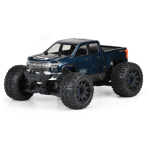Proline 3582-00 1/8 2021 Chevy Silverado 2500 HD Clear Body: E-REVO 2.0 & MAXX