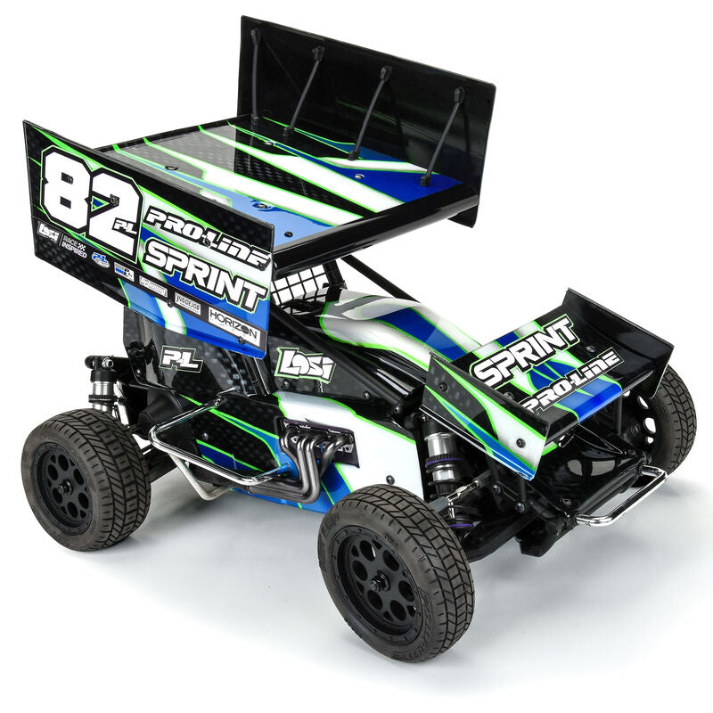 Clear Lightweight Replacement SPRINT WING SET: fits Losi 22S Sprint Car, PRO367401