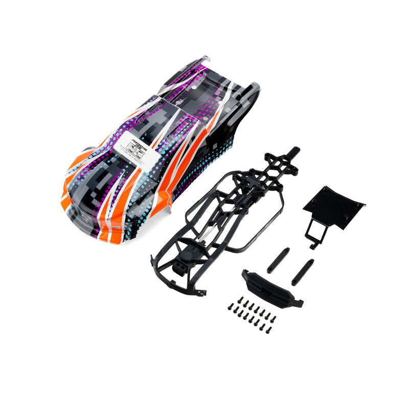 Pro-Line Racing 1/16 Limited Edition Pre-Cut/Pre-Painted Brute Digi Body with Clipless System: ARRMA MINI KRATON