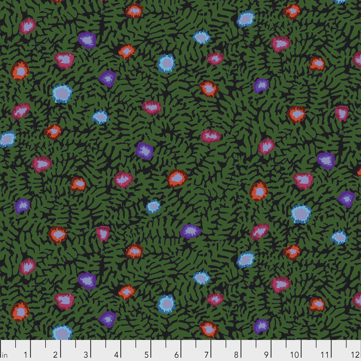 Skinny - SK15652 - 1 1/4 yds - FREE SPIRIT - Kaffe Fassett Collective - Moss Flower