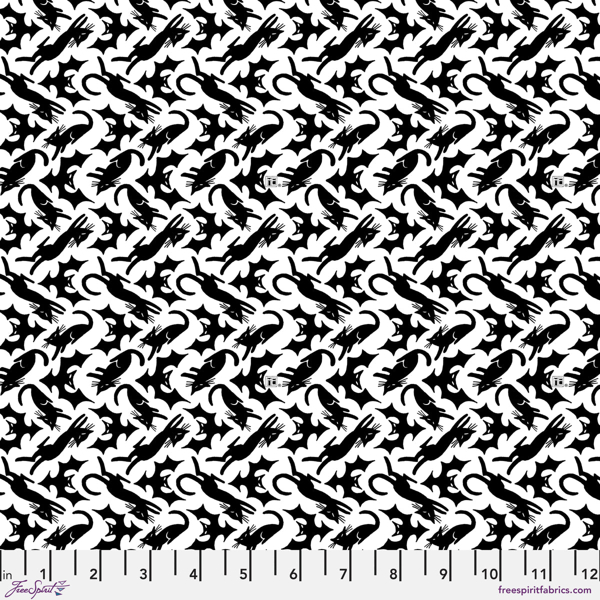 FREE SPIRIT - Spooky Cute Halloween by Mary Engelbreit - Cat Scatter - White