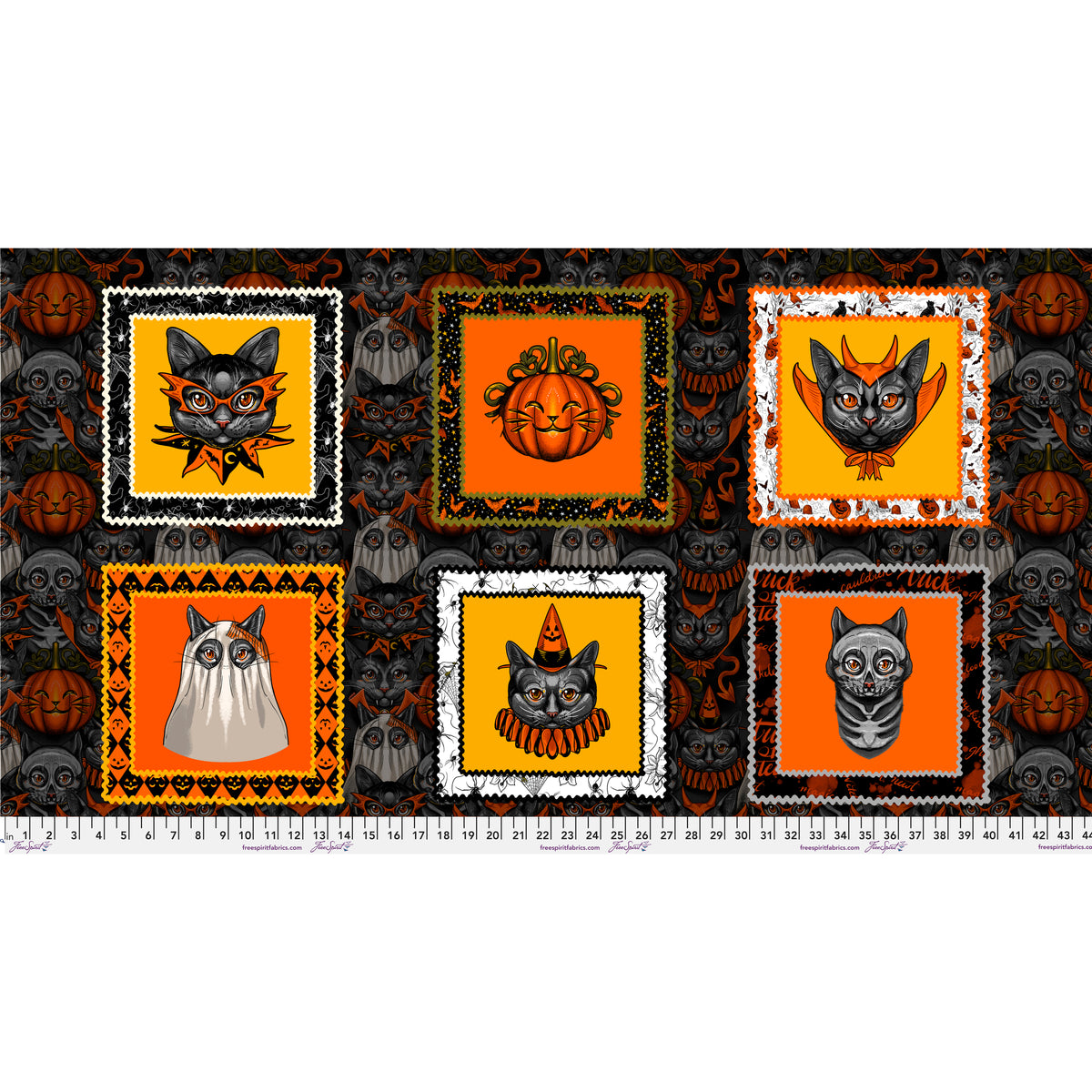 FREE SPIRIT - Costumes & Cobwebs by Club Hauer - PANEL - Cat Costumes - PL1114-