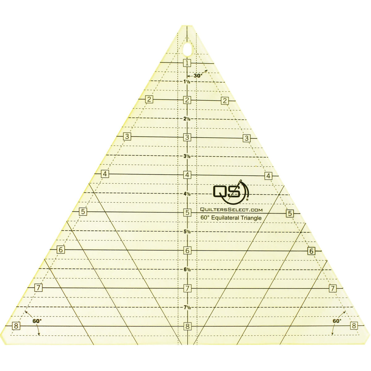 Quilters Select - 60° Non-slip Triangle Ruler