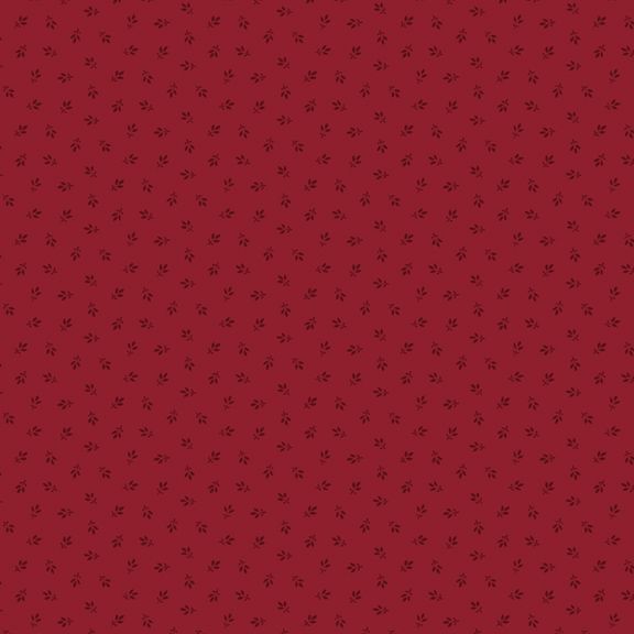 MARCUS FABRICS - Arabella by Katie Solberg & Carrie Quinn - Tiny Tri-Leaf - Red