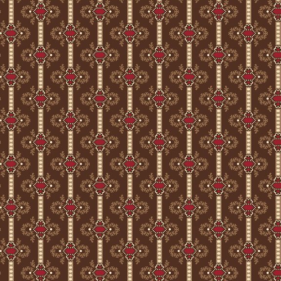 MARCUS FABRICS - Arabella by Katie Solberg & Carrie Quinn - Stripe - Brown