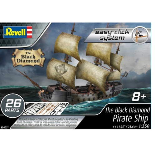 Revell 851237 1:35 The Black Diamond Pirate Ship Model Kit
