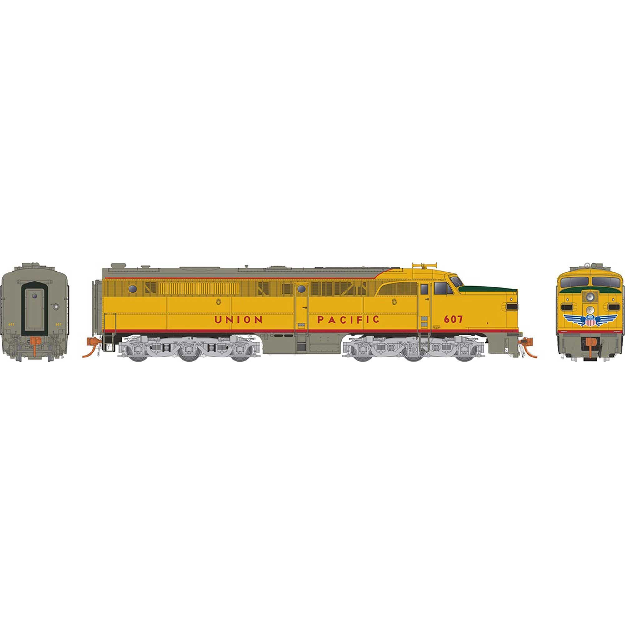HO PA-1 Locomotive with DCC and Sound UP #604 (RPI23565)