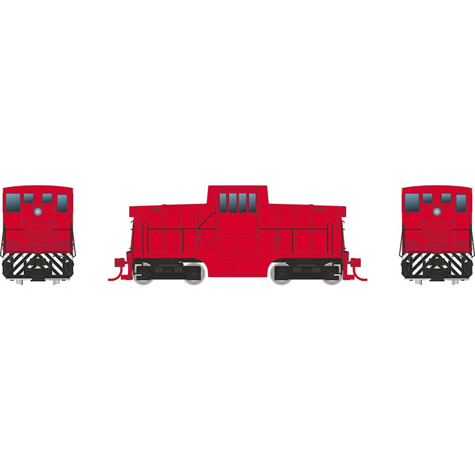 HO GE 44 Tonner Switcher Locomotive with DCC and Sound - Industrial Yellow Phase Ic (RPI48533)