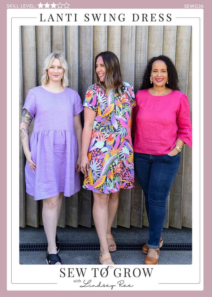 Lanti Swing Dress Pattern by Lindsey Marsh