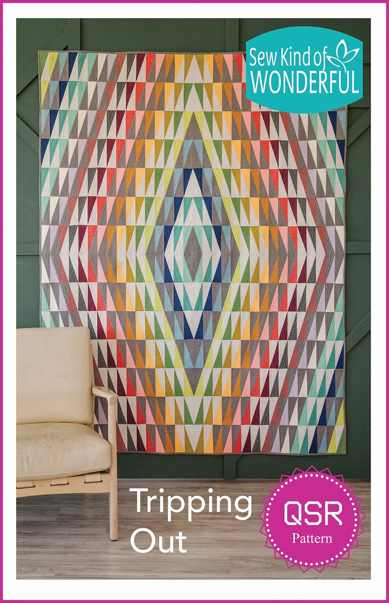 Tripping Out Quilt Pattern by Sew Kind of Wonderful