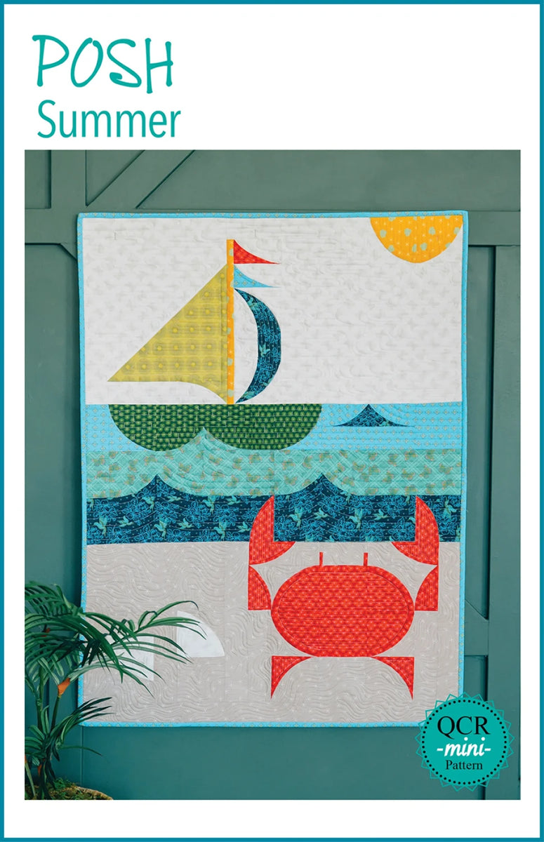 Posh Summer Quilt Pattern by Sew Kind of Wonderful