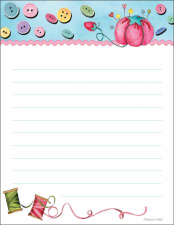 Memo Pad Sewing 4-1/2in x 5-1/2in