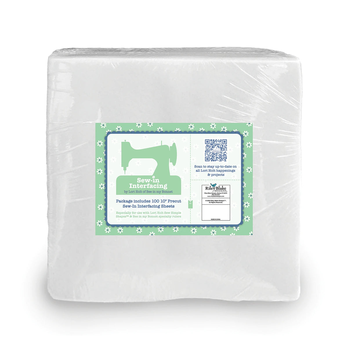 Lori Holt Sew-In Interfacing - 10in Precut Squares