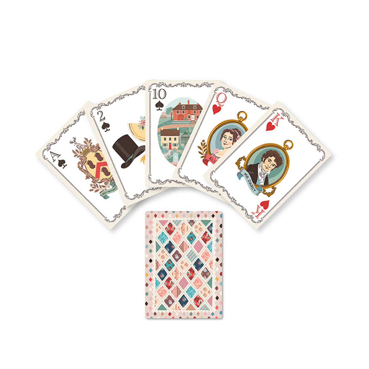 Jane Austen Playing Cards by Riley Blake Designs