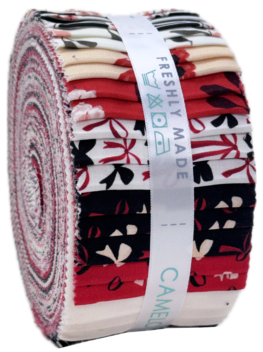 Camelot Fabrics - Blooms and Bows 2.5" Strips by Gabrielle Neil 40 pcs