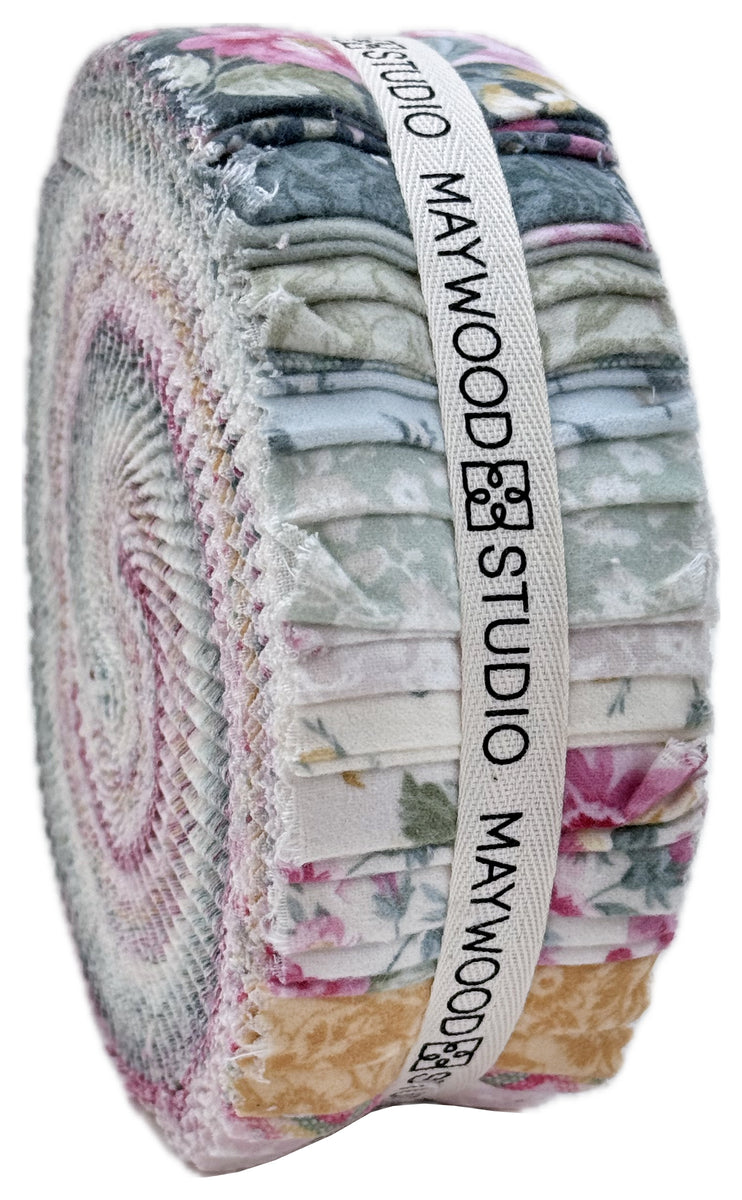 Maywood Studio - La Fleur Flannel 2.5" Strips 40 pcs