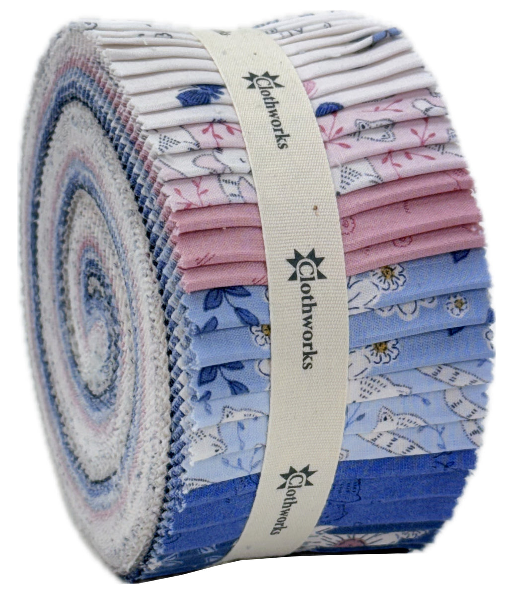 Clothworks - Kitten Fun 2.5" Strip Roll by Julia Khimich 40 pcs