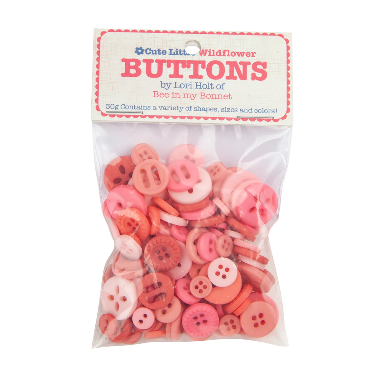 Lori Holt - Cute Little Buttons Wildflower Assortment