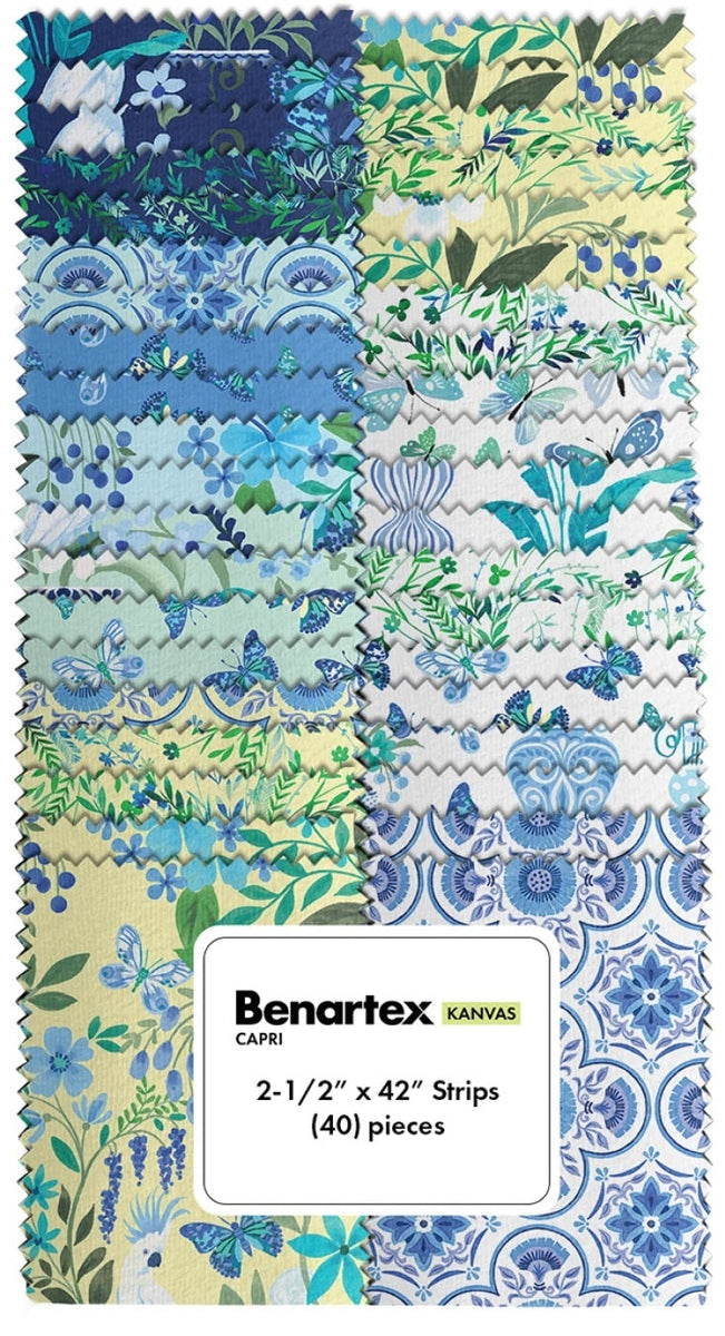 Benartex - Capri 2.5" Strip-Pies 40 pcs