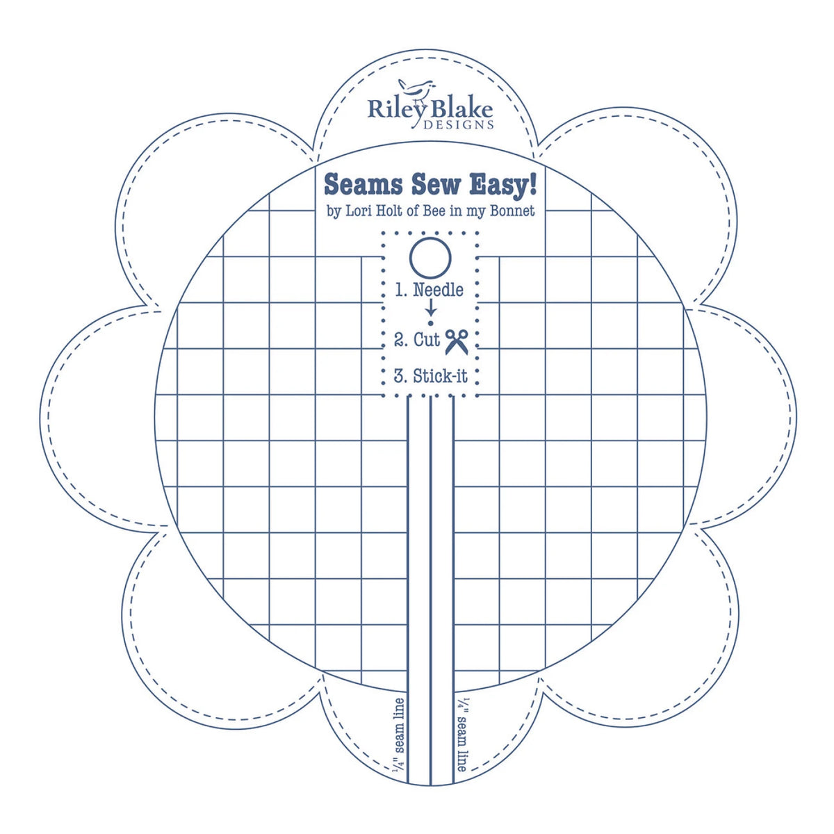 Lori Holt - Seams Sew Easy™ Seam Guide Denim