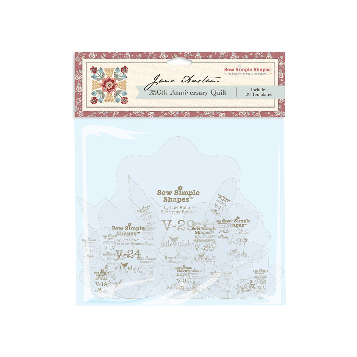 Lori Holt - Jane Austen 250th Anniversary Quilt BOM Sew Simple Shapes