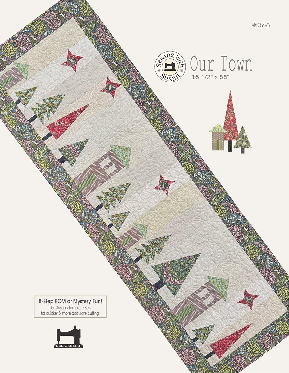 Our Town Table Runner Pattern by Susan Marth