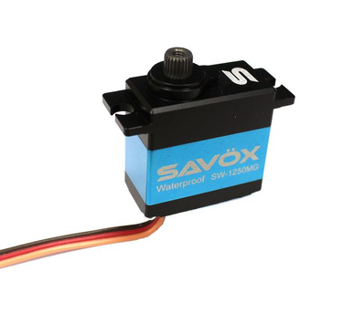 Savox SW-1250MG Waterproof Premium Mini Digital Servo .10/111.1@6.0V