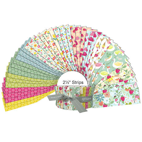 QT Fabrics - Sweet Summer 2.5" Strips by Anne Lehman Stolpe 42 pcs