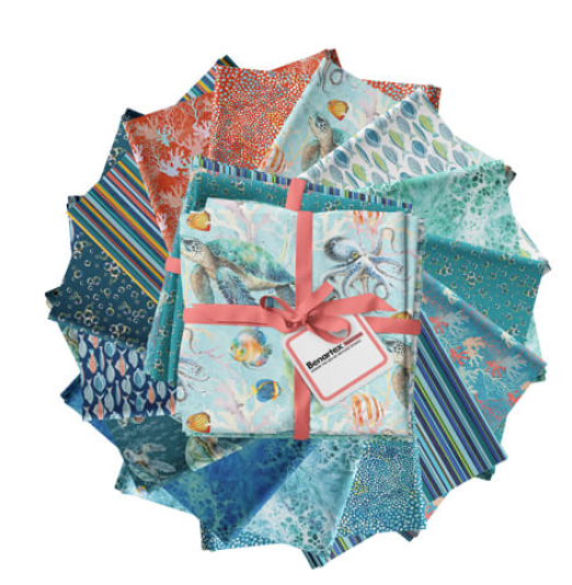 Benartex - Under the Sea Fat Quarter Bundle 15 pcs