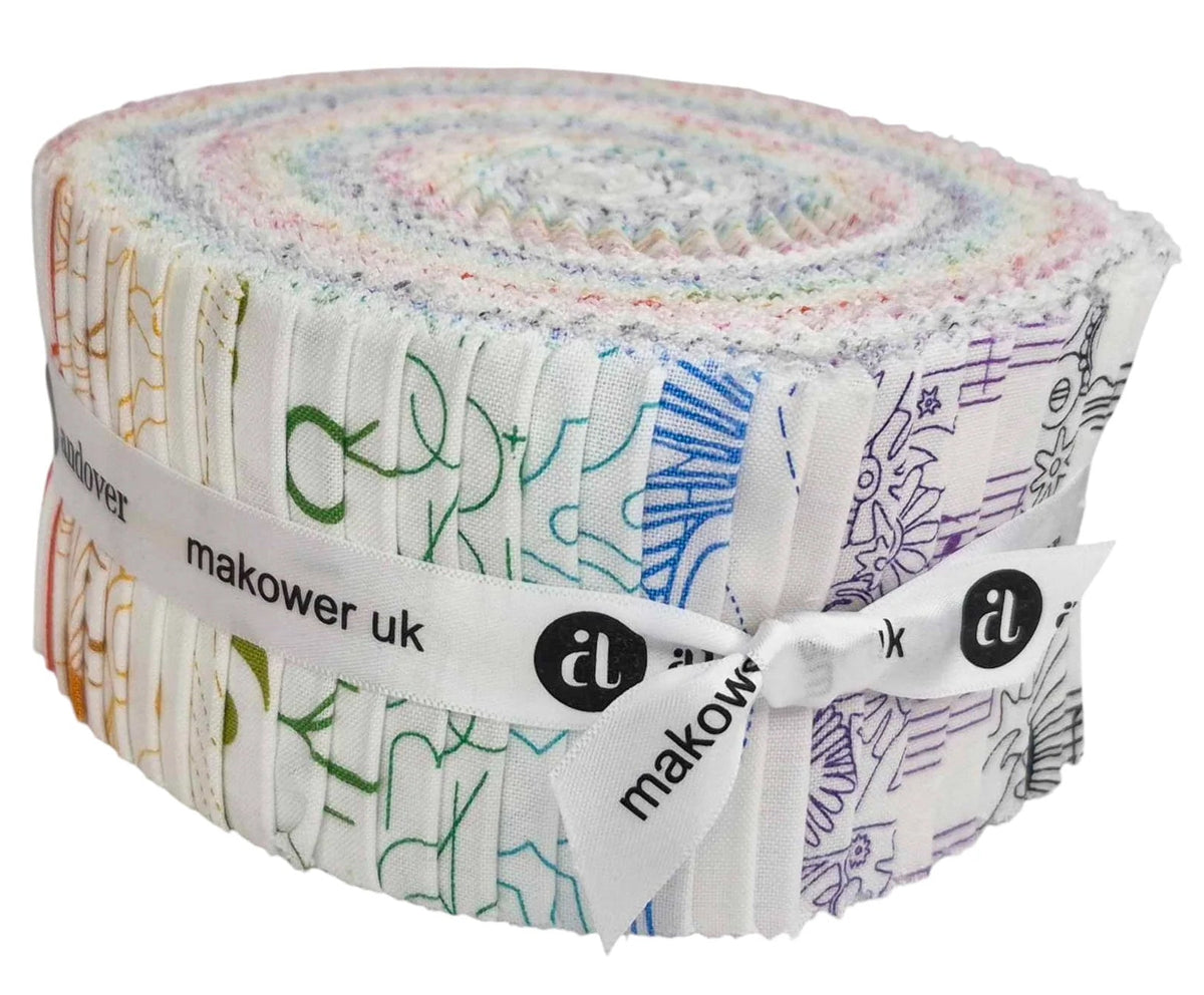 Andover - Sun Print Whisper 2.5" Strip Roll by Alison Glass 40 pcs