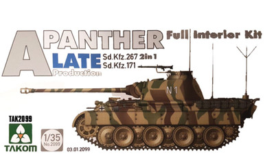 Takom 1/35 Panther With Interior Kit - Late