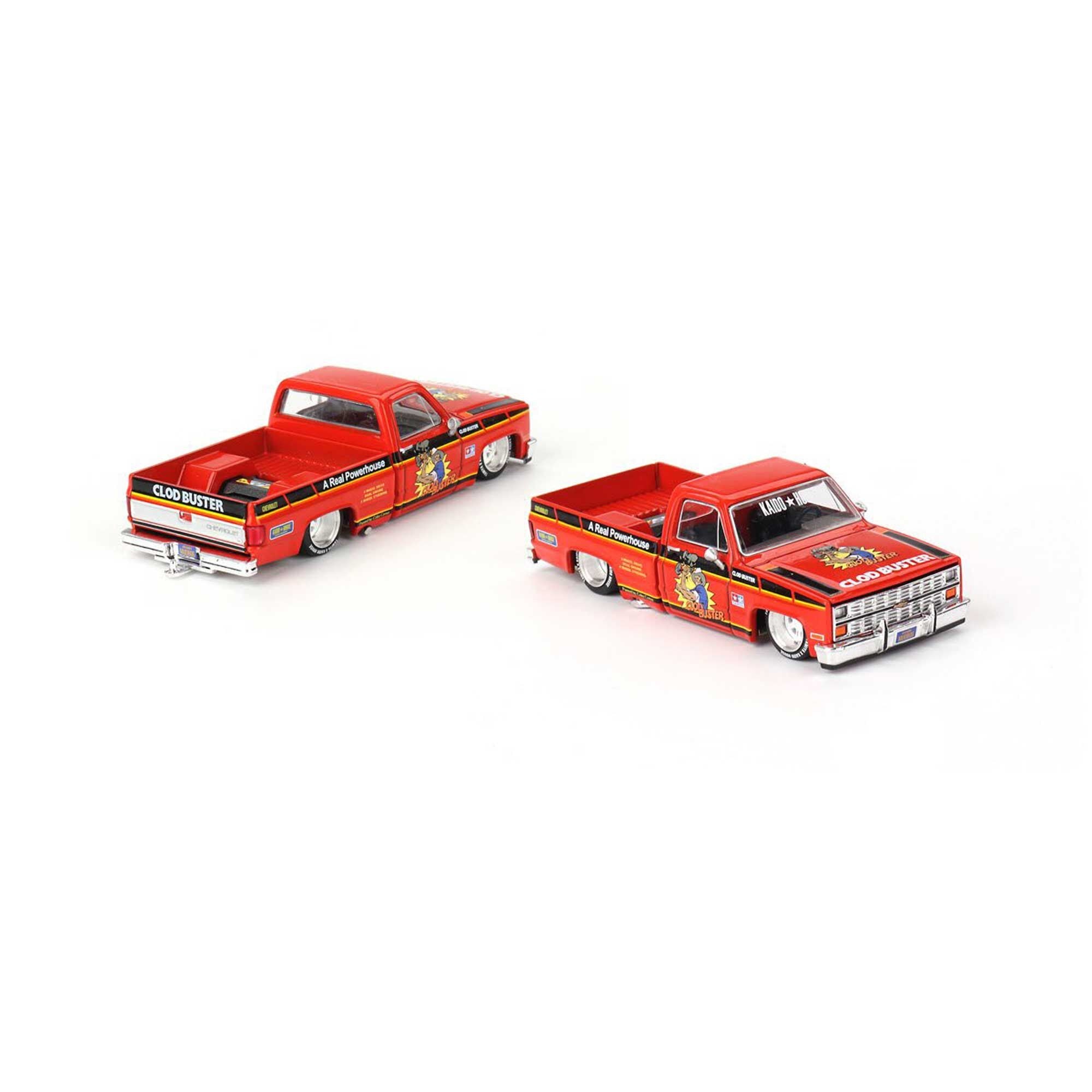 1/64 Kaido GT Chevrolet Silverado Tamiya X Kaido House "Clod Buster" Diecast Model (TAMKHMG130)