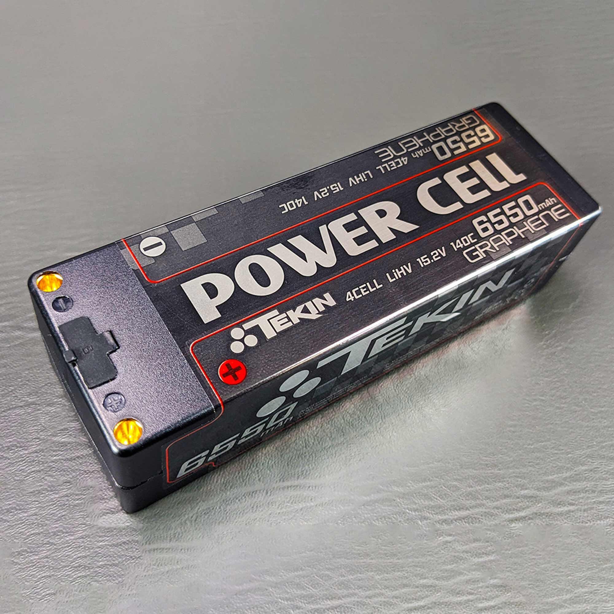 15.2V 6550mAh 4S 140C Brick LCG LiHV Battery (TEKTT1625)