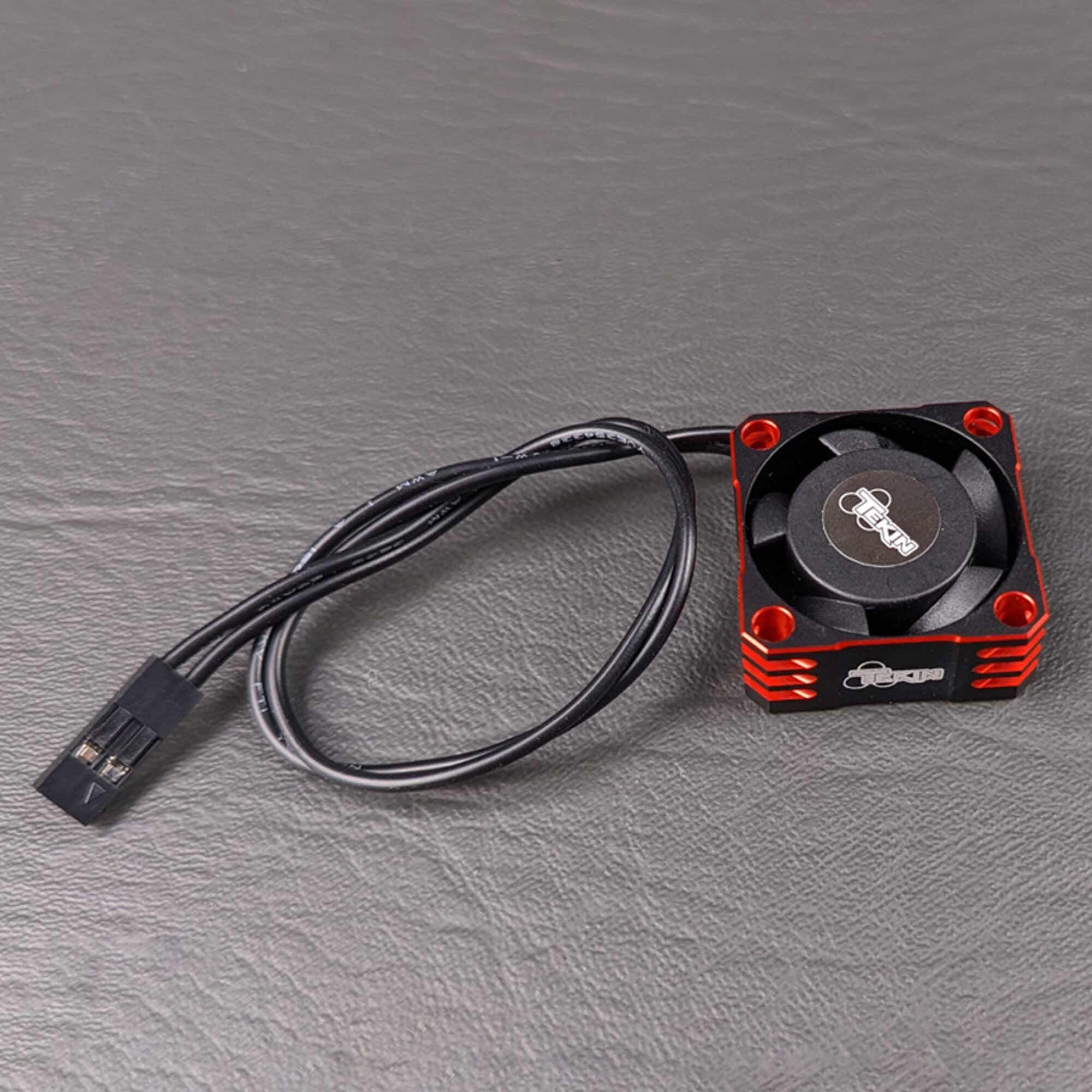 Fan 25x25x10 Hiflow Black and Red (TEKTT3859)