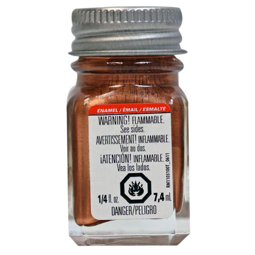 Testors Copper Enamel Paint 1/4oz