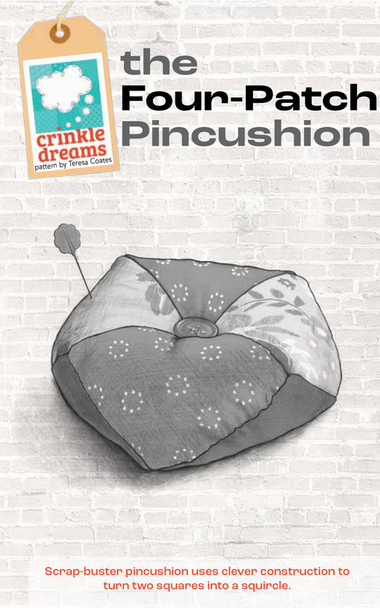 Four-Patch Pincushion Pattern by Teresa Coates